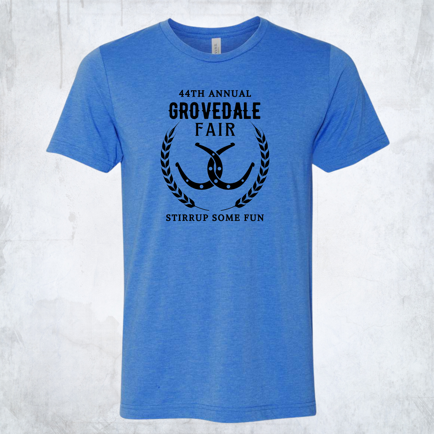 Unisex Adult Grovedale Fair Horseshoe T-Shirt