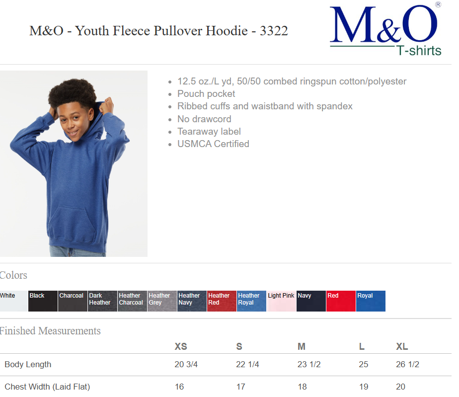 YOUTH Grovedale Fair Hoodie