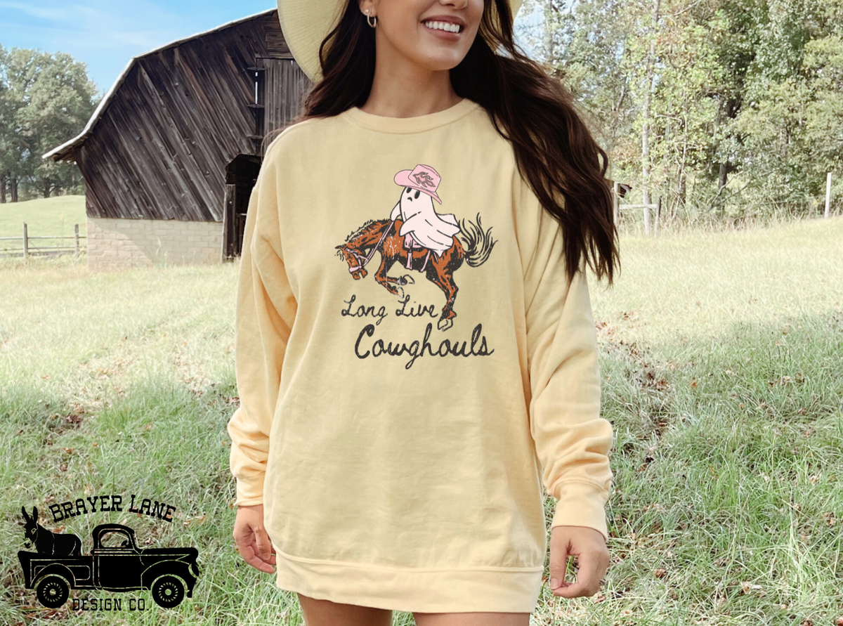 Long Live Cowghouls - Premium Vintage Sweatshirt