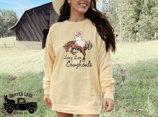 Long Live Cowghouls - Premium Vintage Sweatshirt