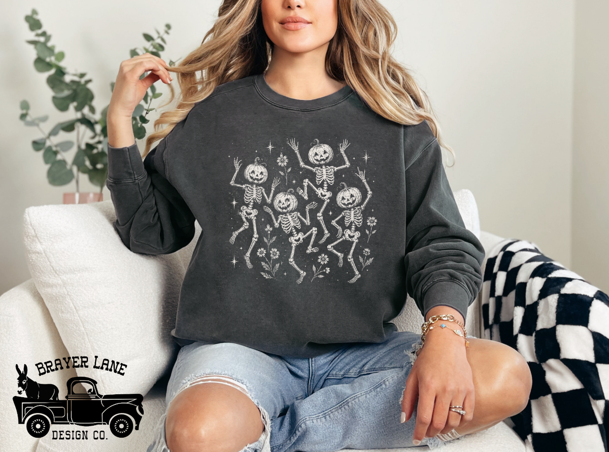 Dancing Skeletons - Premium Vintage Sweatshirt