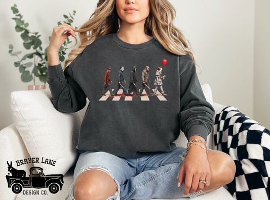 Horror Characters - Premium Vintage Sweatshirt