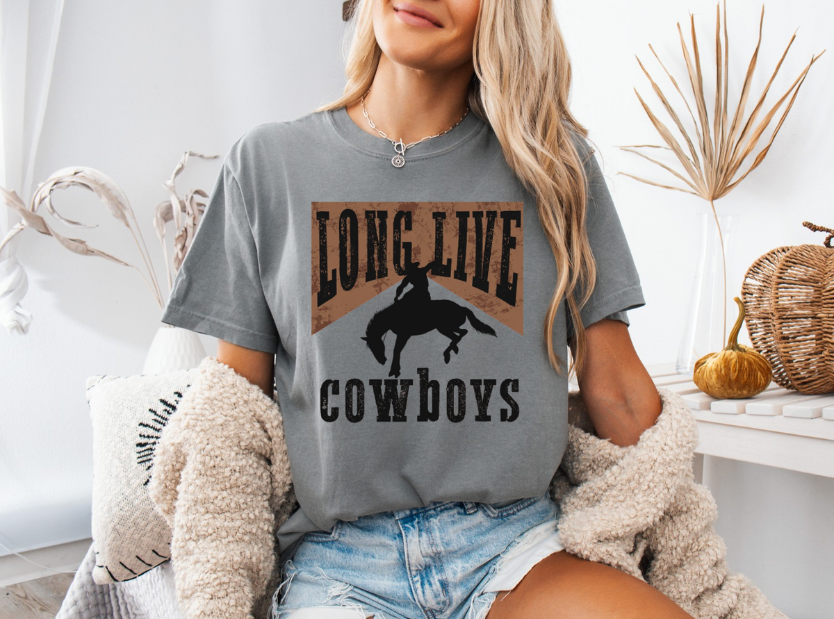Long Live Cowboys - Vintage T-Shirt