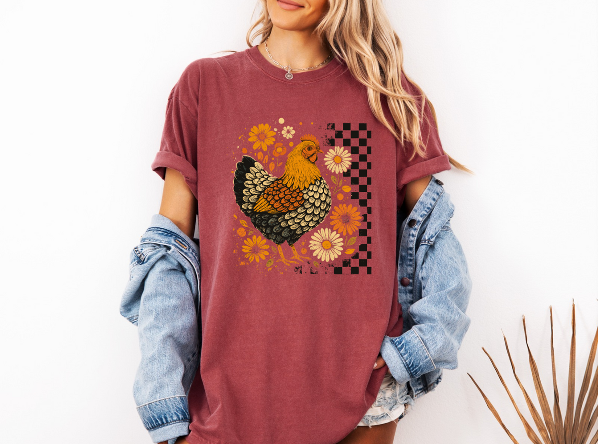 Fall Chicken - Vintage T-Shirt