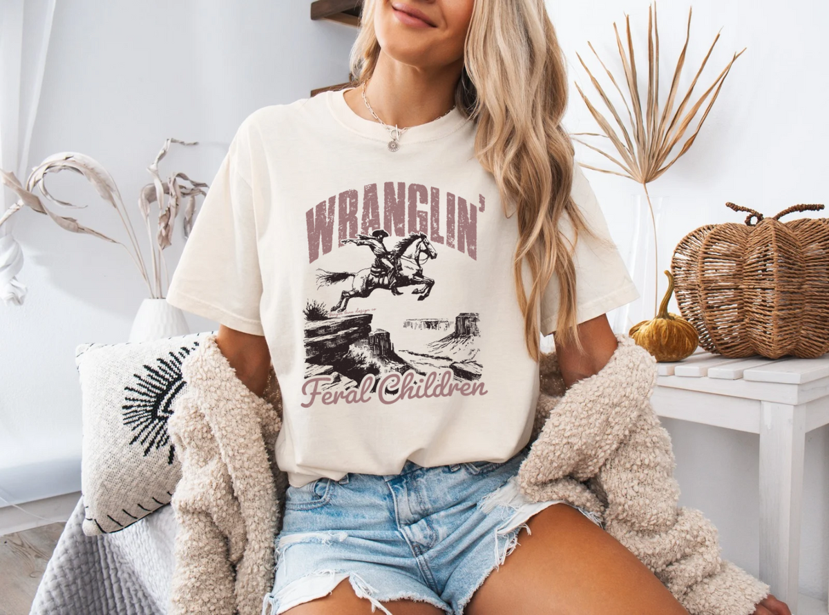 Wranglin’ Feral Children - Vintage T-Shirt