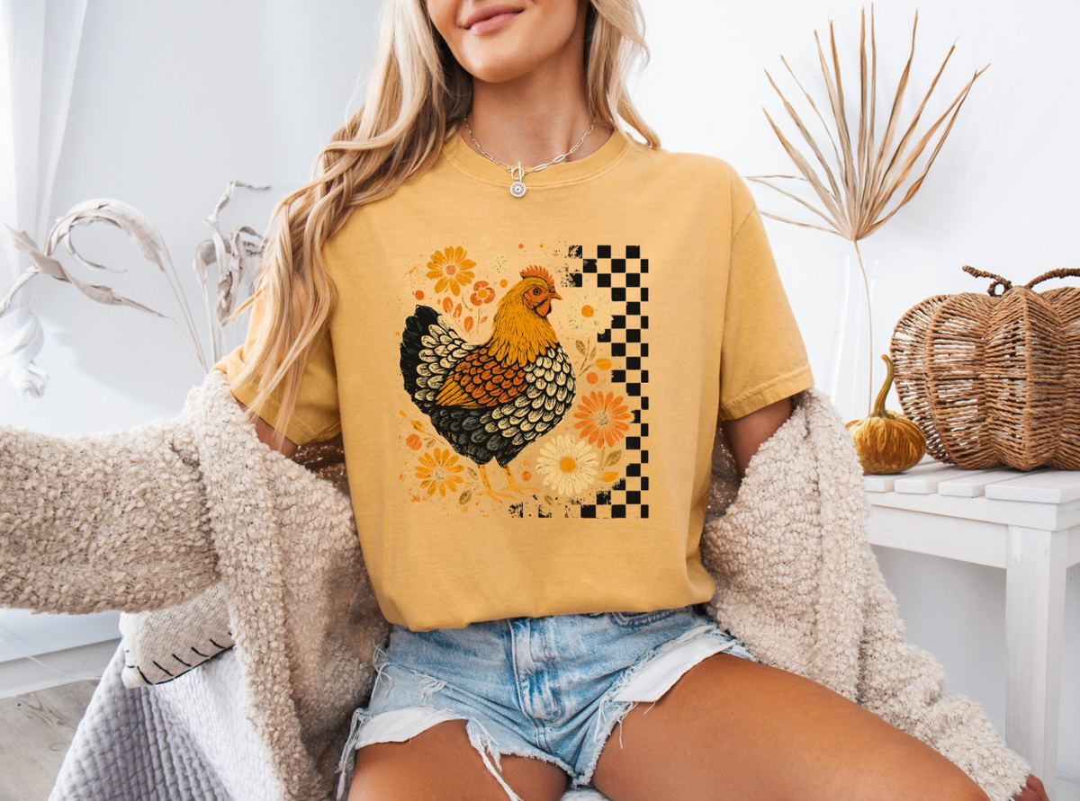 Fall Chicken - Vintage T-Shirt