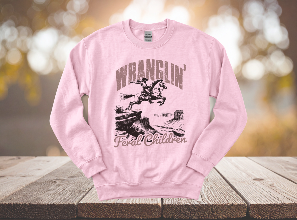Wranglin’ Feral Children - Classic Cozy Sweatshirt