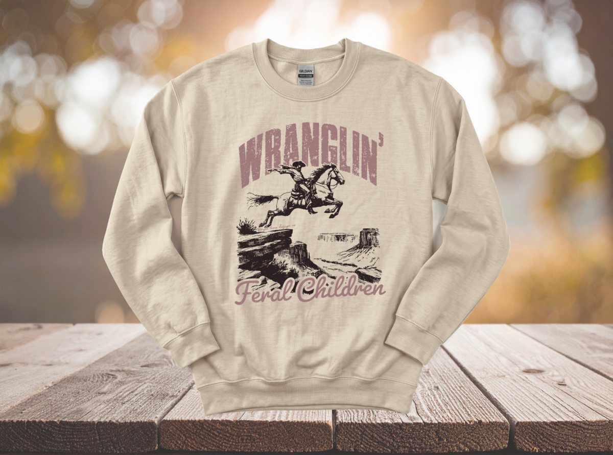 Wranglin’ Feral Children - Classic Cozy Sweatshirt