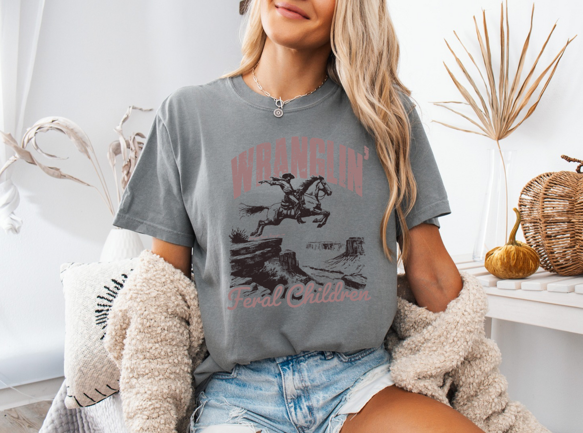 Wranglin’ Feral Children - Vintage T-Shirt
