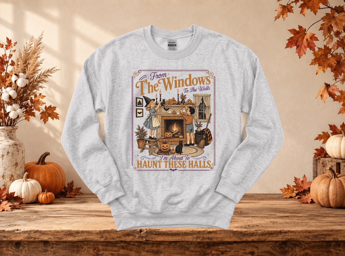Haunt These Halls - Classic Cozy Sweatshirt