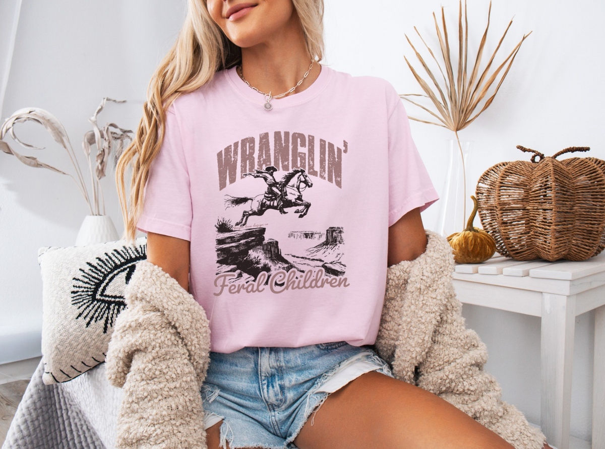 Wranglin’ Feral Children - Vintage T-Shirt