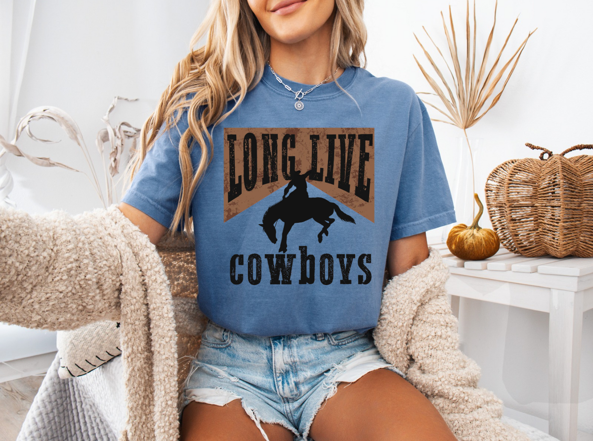 Long Live Cowboys - Vintage T-Shirt