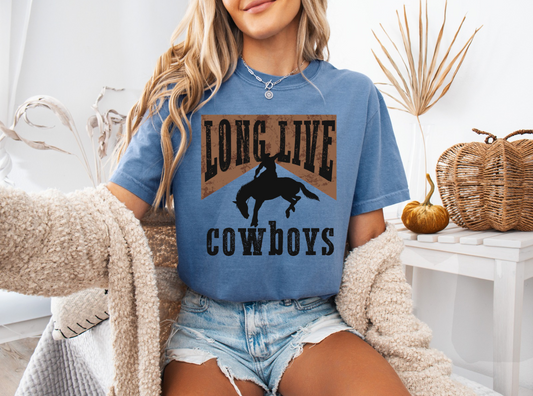 Long Live Cowboys - Vintage T-Shirt