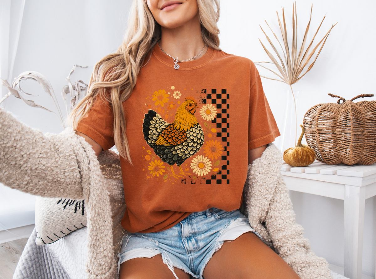 Fall Chicken - Vintage T-Shirt