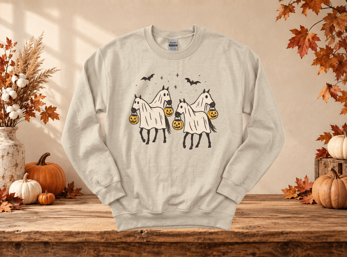 Ghost Horses - Classic Cozy Sweatshirt